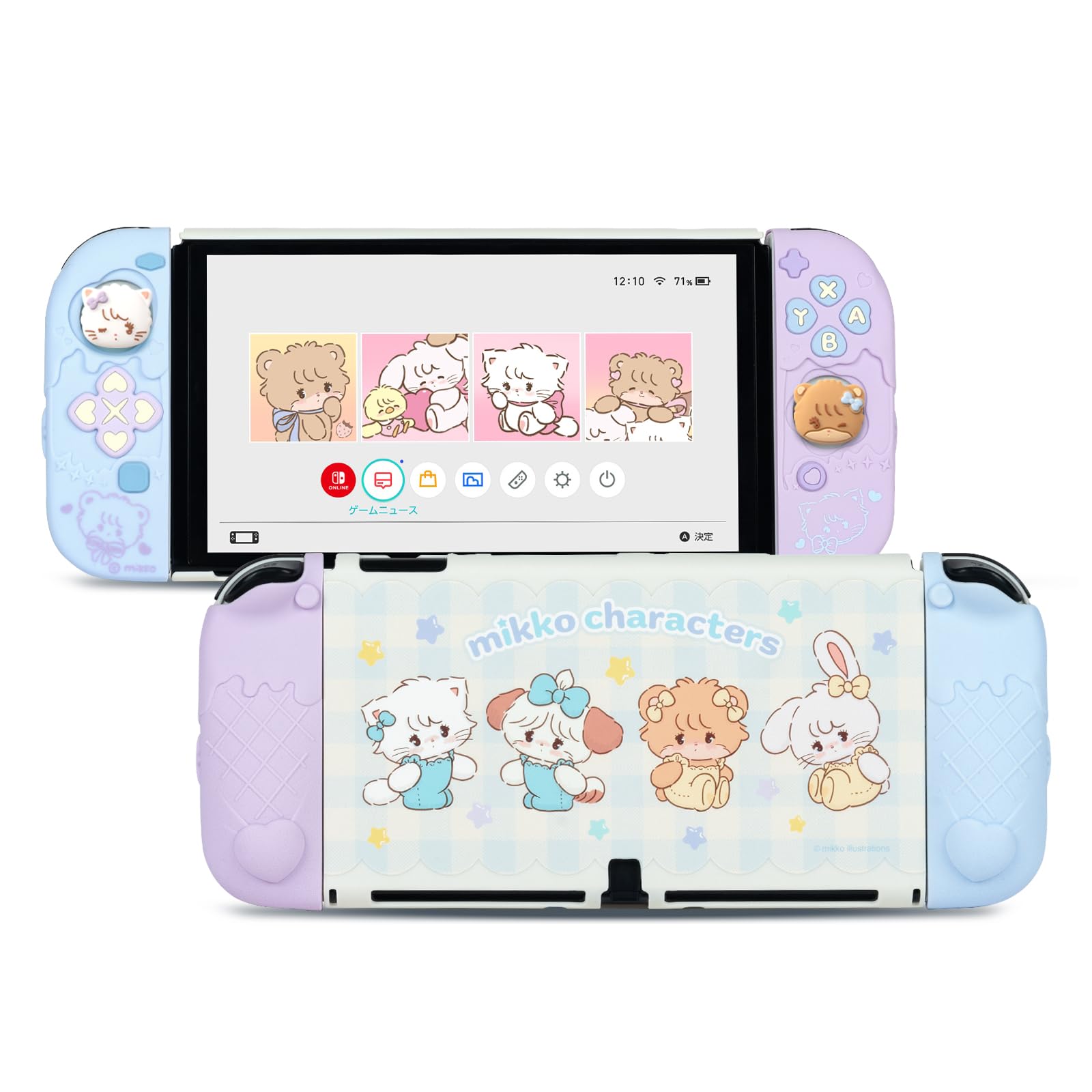 Amazon.co.jp: GeekShare SwitchOLEDカバー switchOLED対応 スイッチ